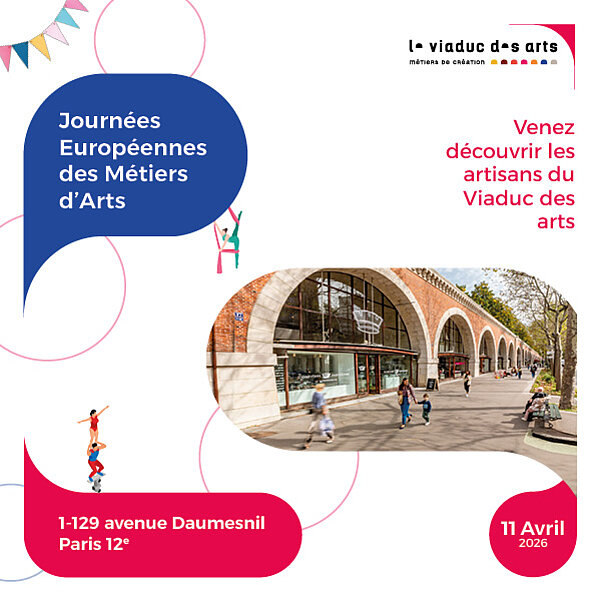 Ne manquez pas les Journées Européennes des Métiers d'Art 2026 ! 