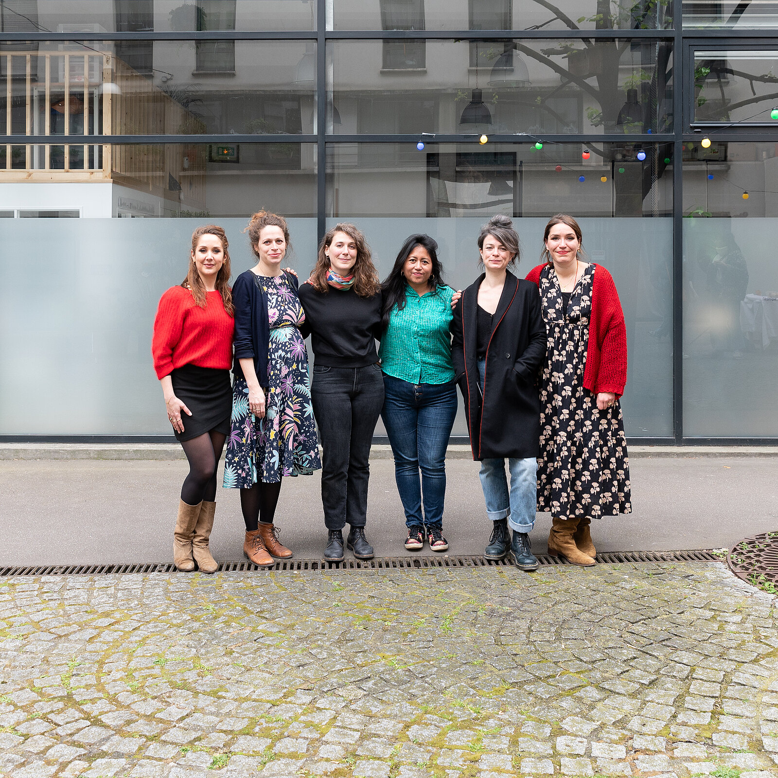 Diane Beaugnon, Camille Béziers, Raphaëlle Chevallier, Fleur Foucher, Lucille Gaydon et Agathe Petit